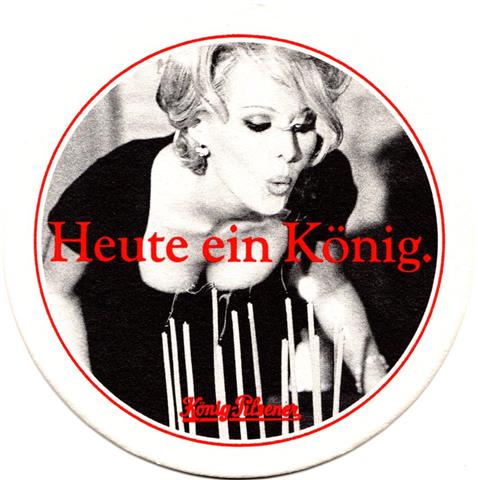 duisburg du-nw könig heute es 8a (rund215-frau pustet kerzen aus-schwarzrot)